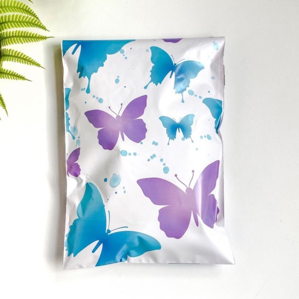 25 (10 x 13) poly mailers - butterflies 🦋